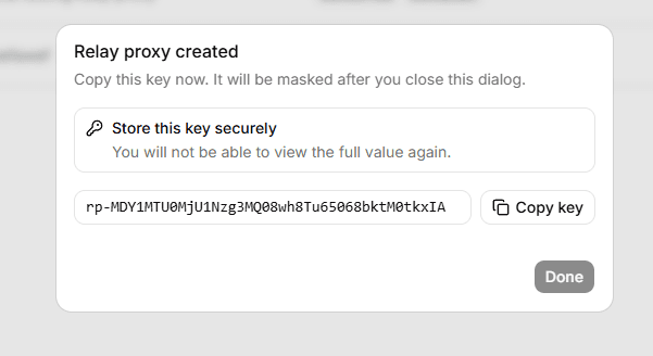 Copy API Key